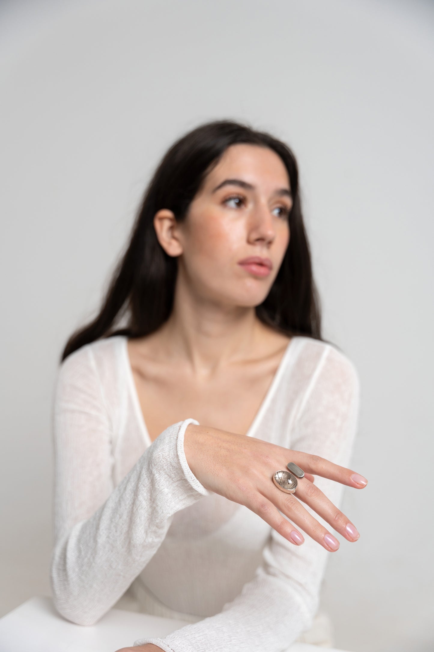 Anillo Cuarzo Rutilado
