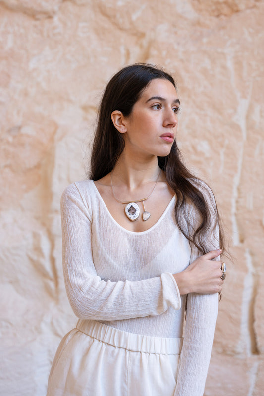 Collar Ágata Dentritica SINERGIAS