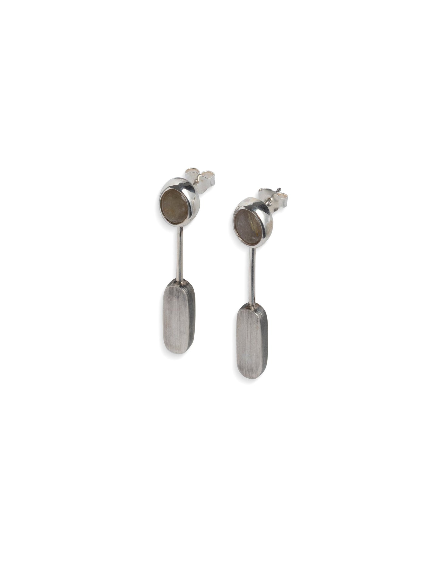 Pendientes piedra cuarzo SINERGIAS