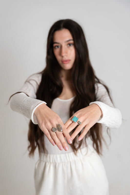 Anillo Ágata Boswana
