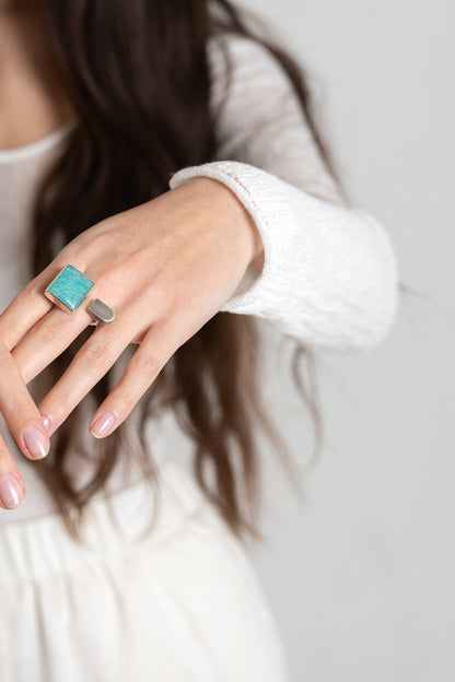 Anillo Amazonita