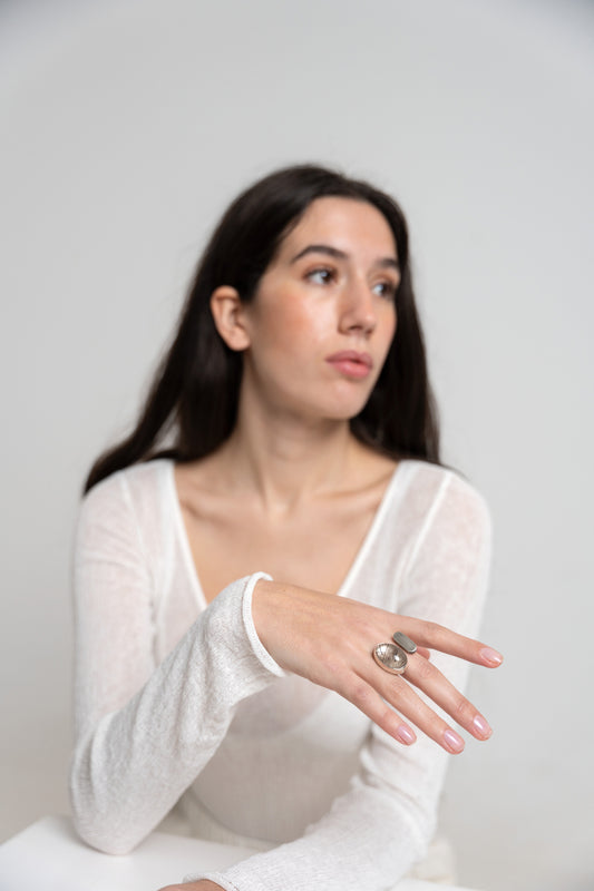 Anillo Cuarzo Rutilado