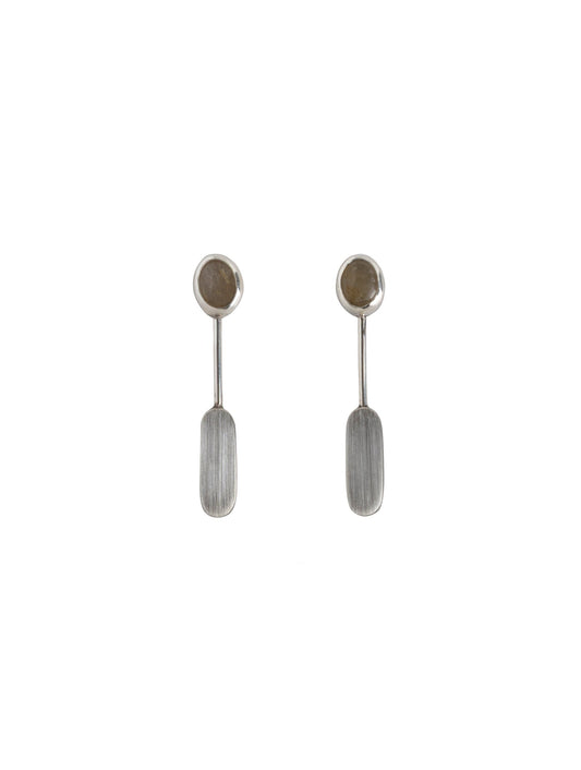Pendientes piedra cuarzo SINERGIAS