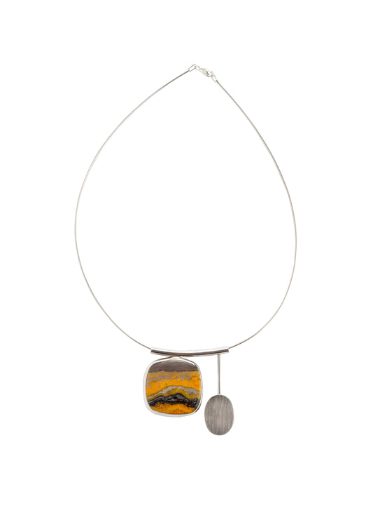 Collar Jaspe Abejorro